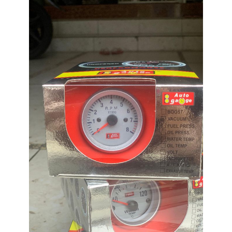 autogauge rpm mobil bensin