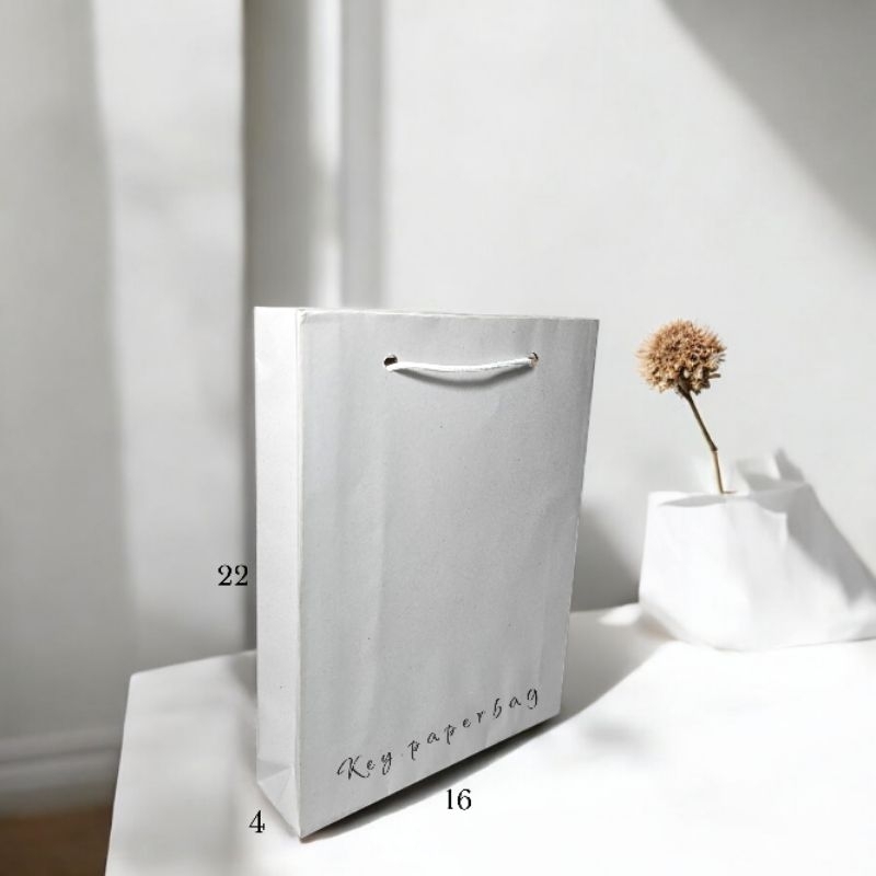 

Paper Bag Polos Putih Size Kecil 16x5x22