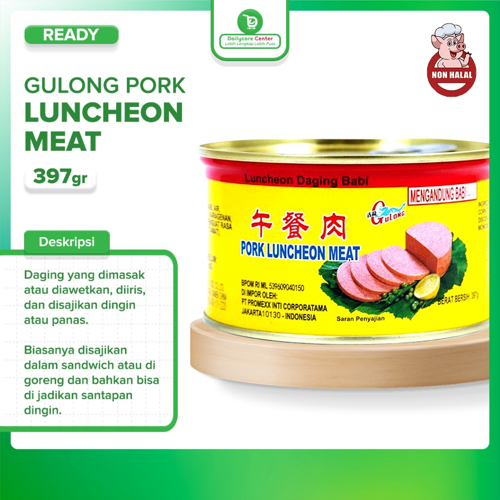 

MALING GULONG / Pork Luncheon Meat GULONG 397 gr - NON HALAL