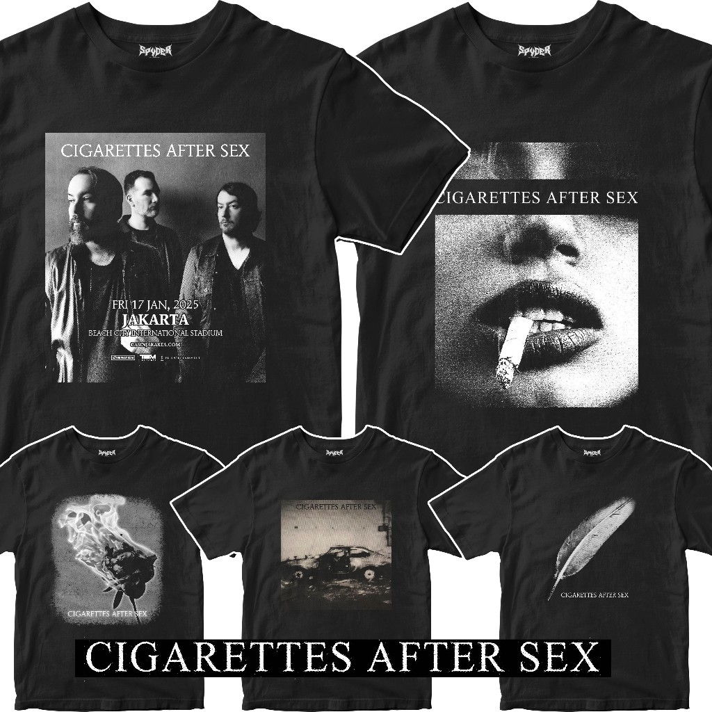 kaos cigarettes after sex | kaos cigarettes after sex live in jakarta | cigarettes after sex band | 