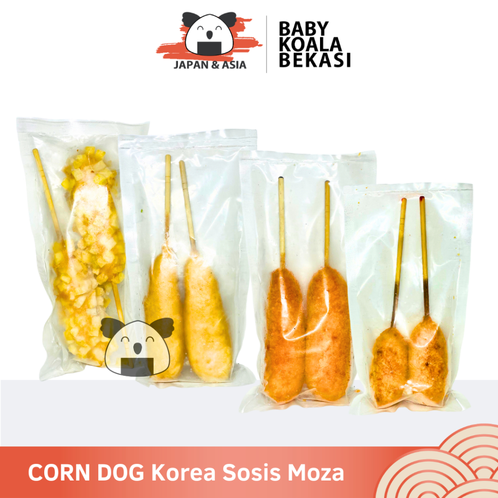 

CORN DOG Korea 2 Pcs | Korean Corndog Mozzarela Cheese Potato - BKB