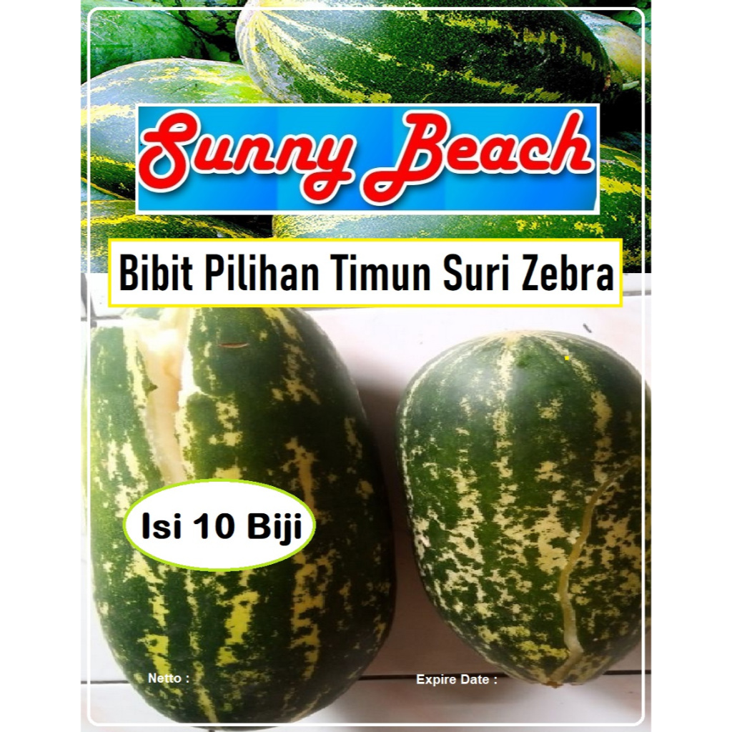 Bibit Pilihan Timun Suri Zebra | Biji Benih Ketimun Suri Zebra | Biji Bibit Timun Suri
