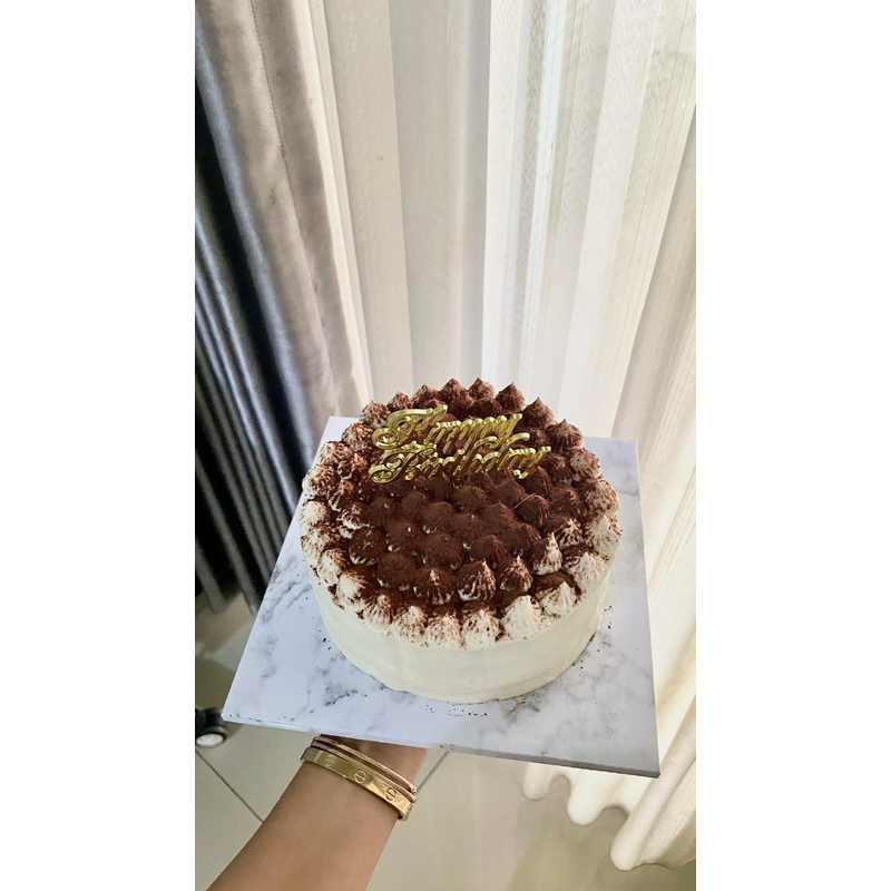 

tiramisu cake kue ulangtahun birthday cake korean cake