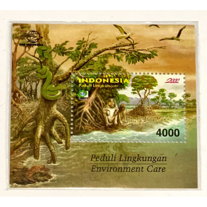 

PRANGKO INDONESIA 2000 SS PEDULI LINGKUNGAN HIDUP . MNH.