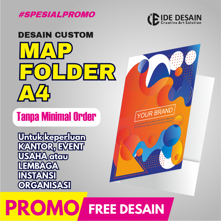 

MAP FOLDER A4 TANPA LAMINASI IVORY260, MAP Fullwarna, STOPMAP, CUSTOM DESAIN