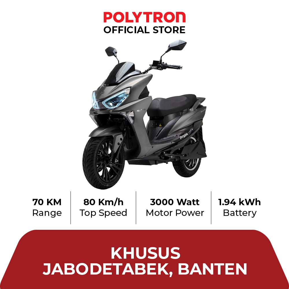 SUBSIDI POLYTRON Fox S Electric Sepeda Motor Listrik - OTR Jabodetabek - Banten