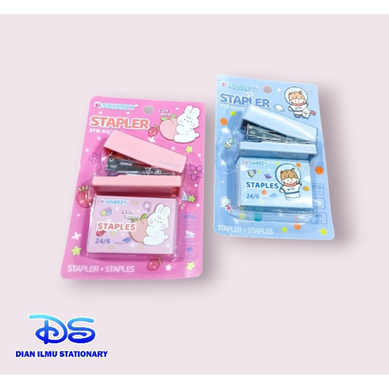 

stapler set mini squeezy 2302