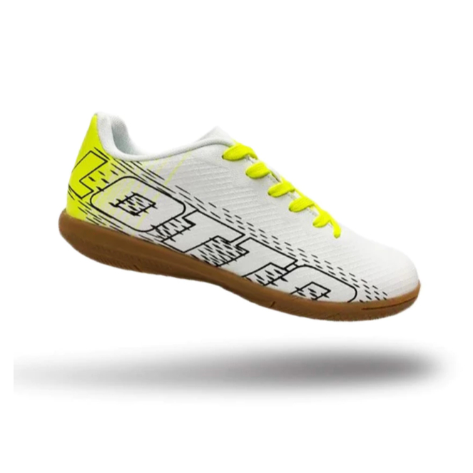 JUAL Sepatu Futsal LOTTO BARCO FG Men's Futsal/Soccer Shoes - White Original Only