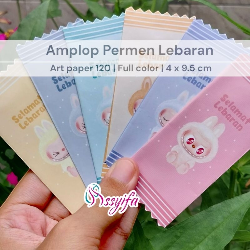

[12 PCS] Amplop Permen Lebaran 2025 | Amplop Candy Labubu Sanrio Lucu Unik Idul Fitri