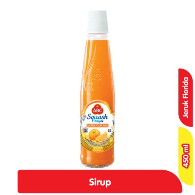 

Sirup ABC Squash Delight Jeruk Florida Botol 450 ml