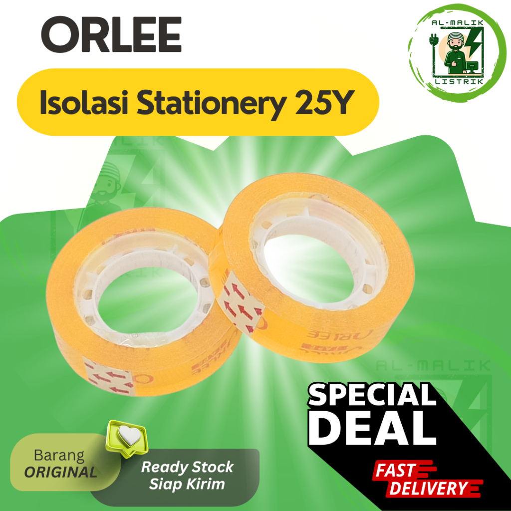 

Isolasi Stationery 25Y Orlee Slop (12PCS)