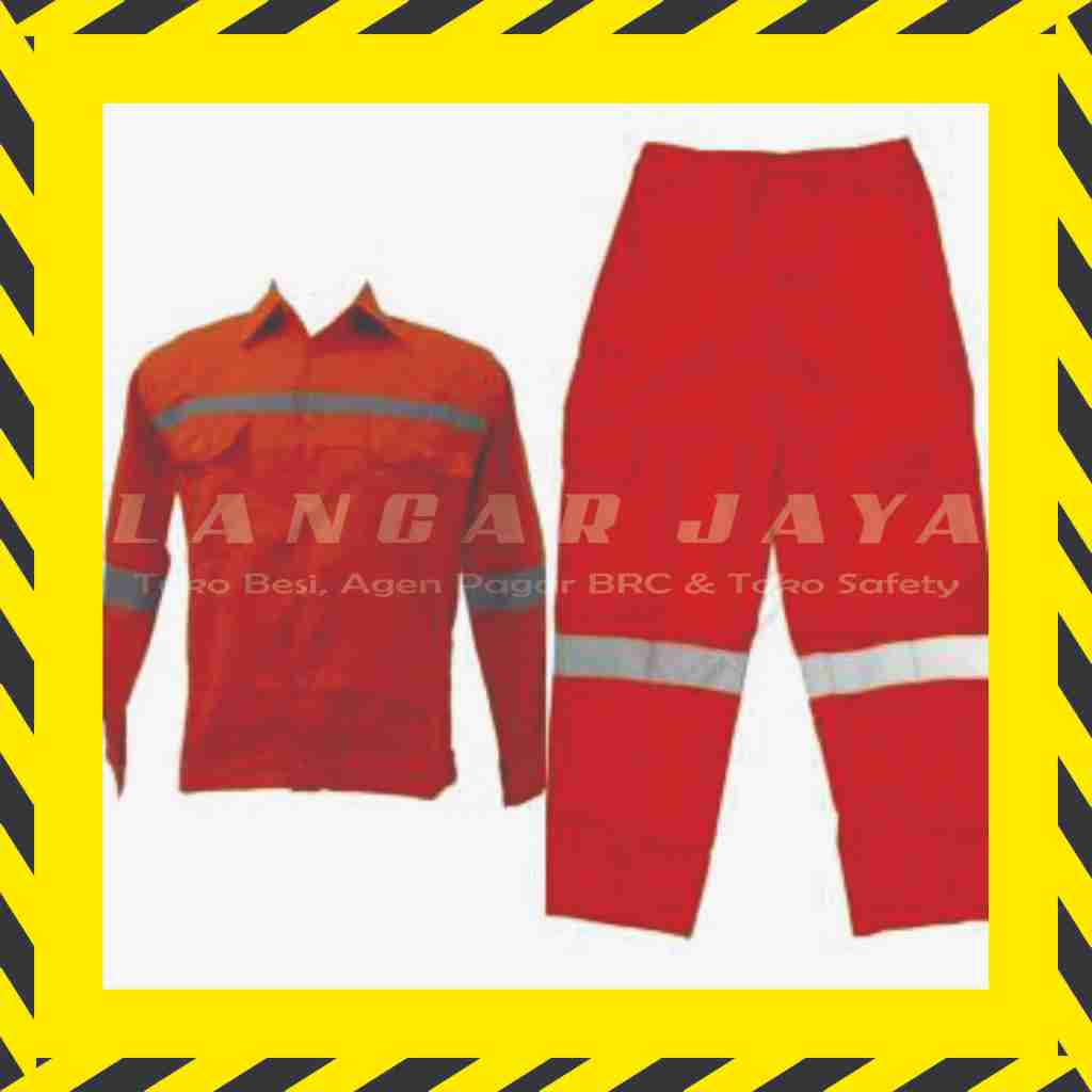 Wearpack Setelan Baju dan Celana / Wearpack Drill Setelan / Safety Wearpack