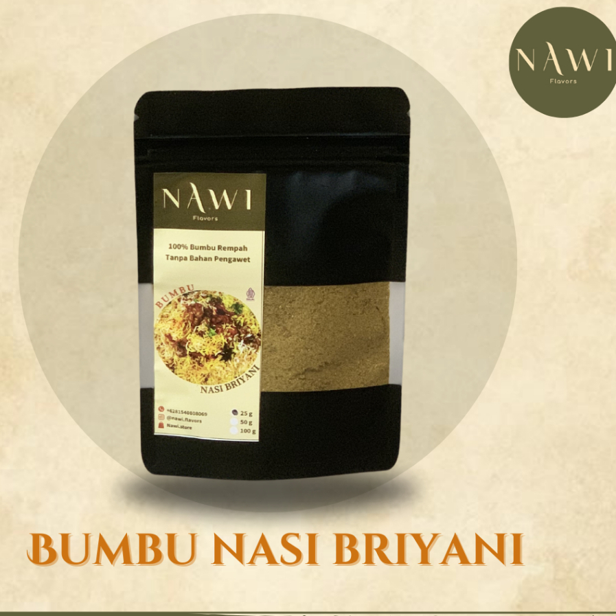 

Bumbu Aromatic Nasi Briyani Khas Arab Asli