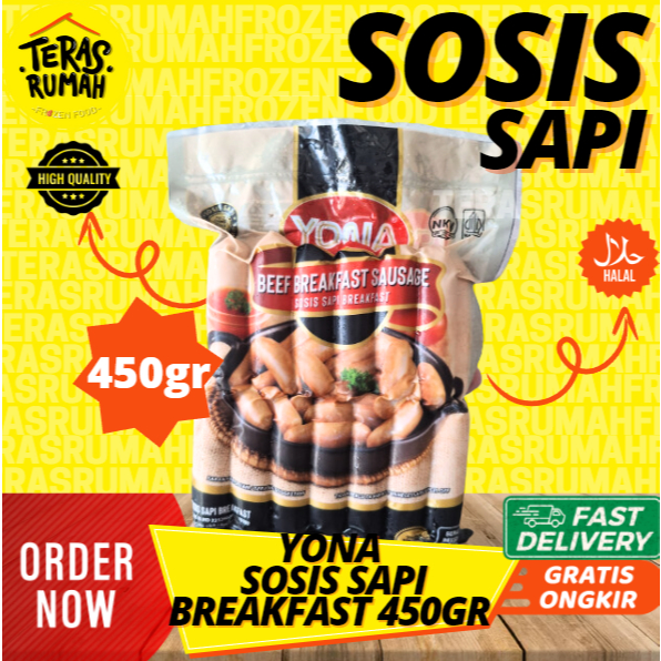 

YONA - SOSIS SAPI BREAKFAST COKLAT 450gr