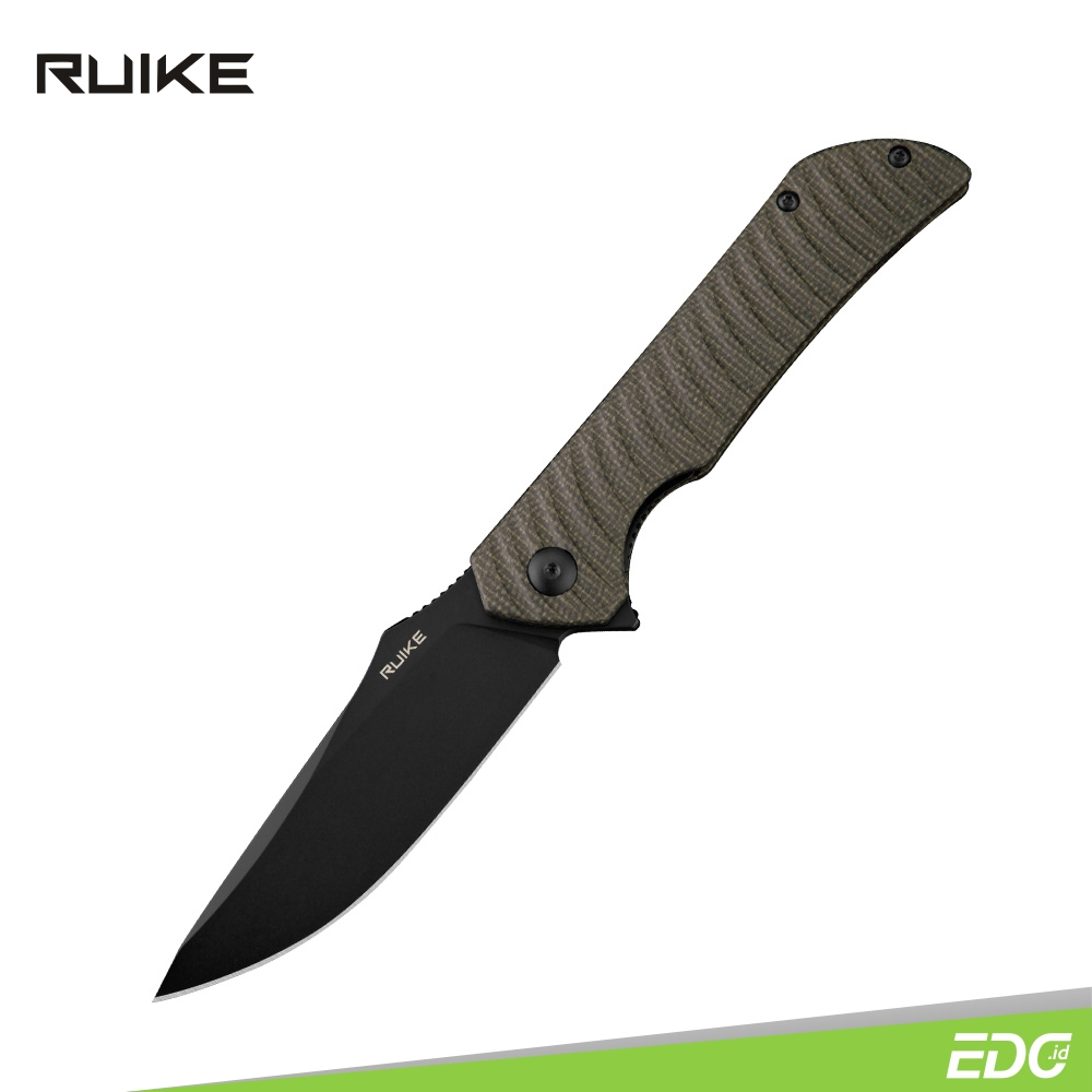 RUIKE P123-MB 14C28N Micarta Black Survival Camping Tool
