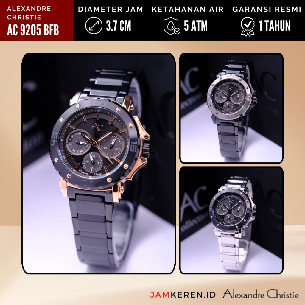Alexandre Christie - Jam Tangan Alexandre Christie - Jam Alexander Christie Wanita - AC 9205 BF