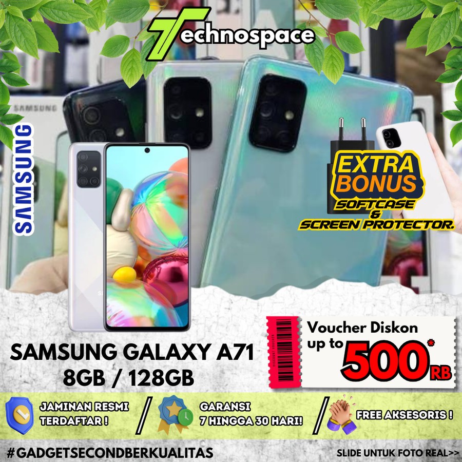 Samsung Galaxy A71 8/128GB Original Second Resmi Sein Indonesia