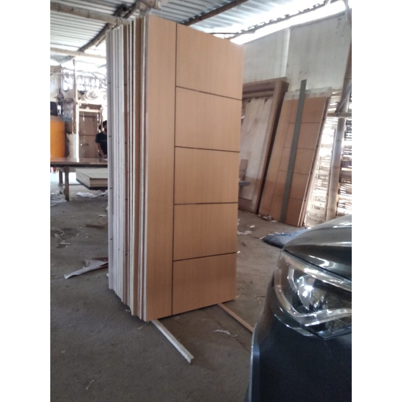 PINTU MINIMALIS UKURAN BESAR + PACKING KAYU