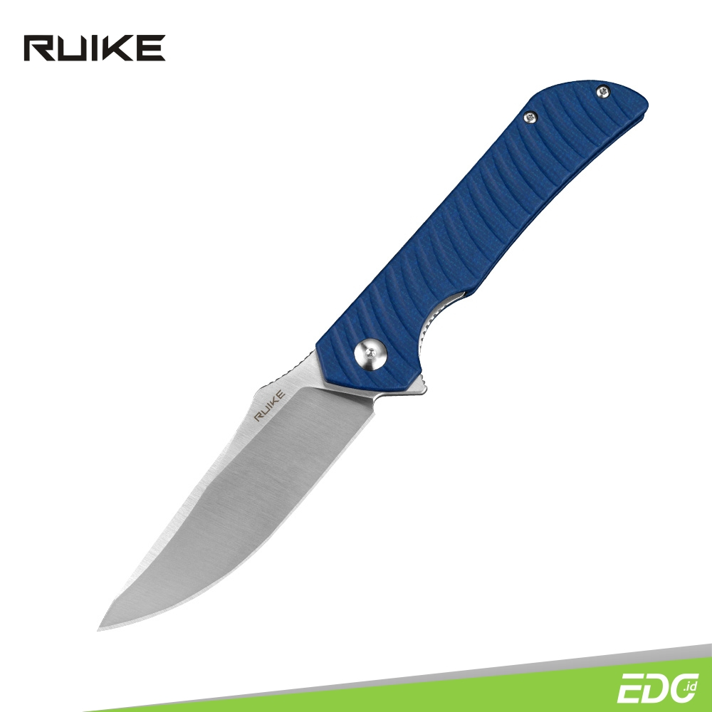 RUIKE P123-ME 14C28N Micarta Blue Survival Camping Tool