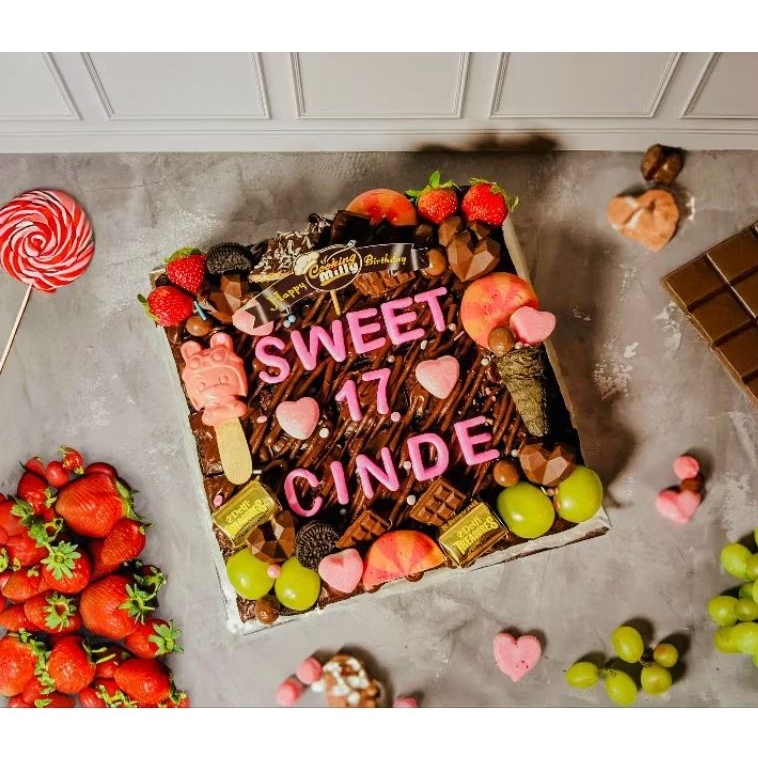 

Fudgy Brownies / Bronis / Bronies Birthday / Kue Ulang Tahun