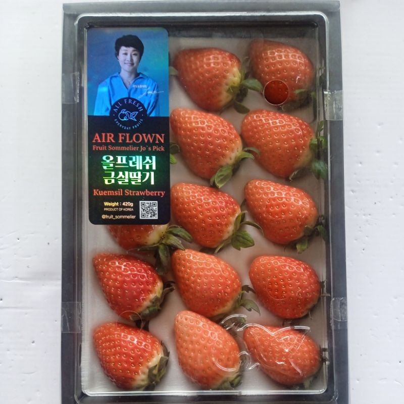 

STRAWBERRY KOREA 420GR I AIR FLOW STRAWBERRY I MANIS