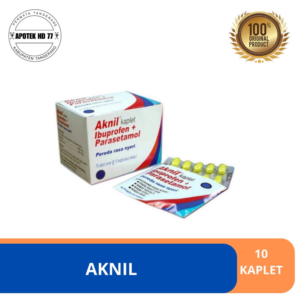 Aknil Paracetamol dan Ibuprofen Original