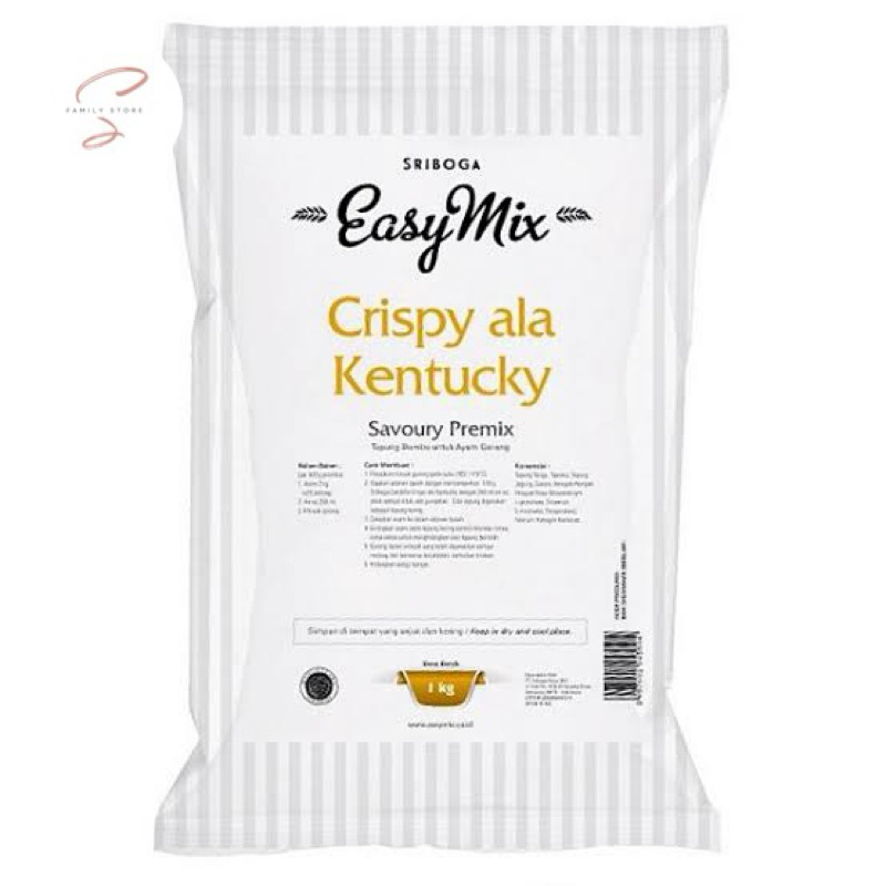 

Sriboga EasyMix Crispy Ala Kentucky 1kg
