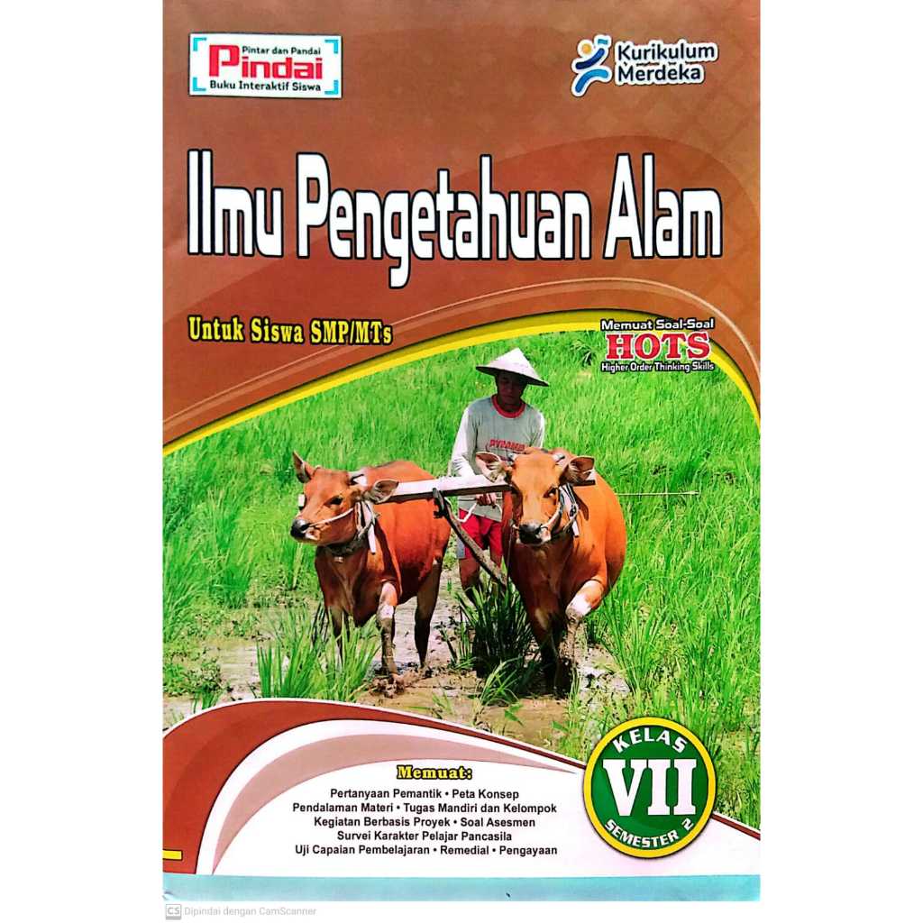 Buku LKS IPA kurikulum Merdeka Kelas 7 SMP/MTs Semester 2