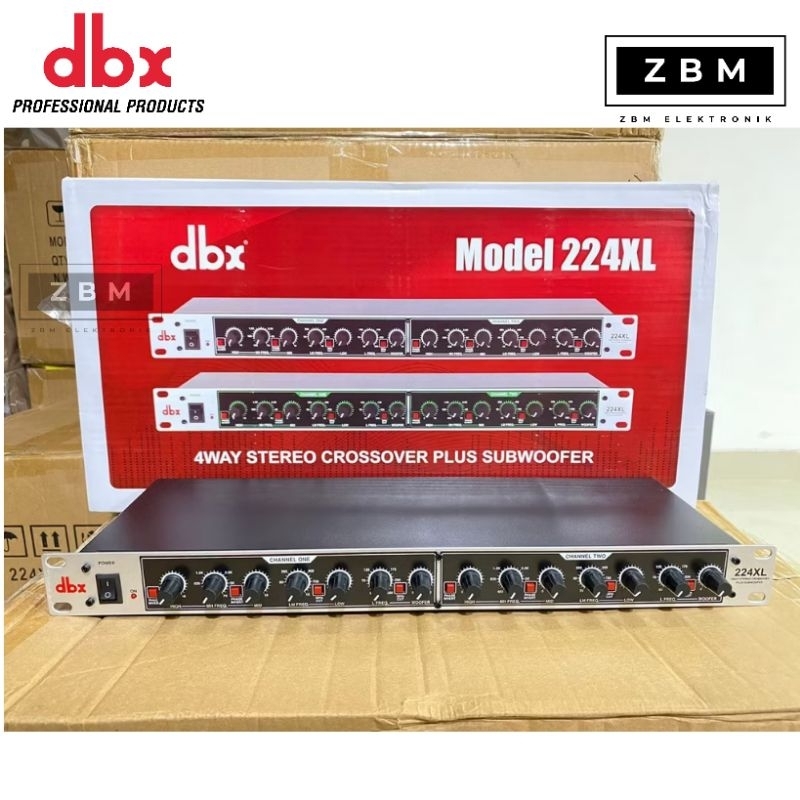 Crossover dbx 224XL 4way / dbx 224xl Subwoofer