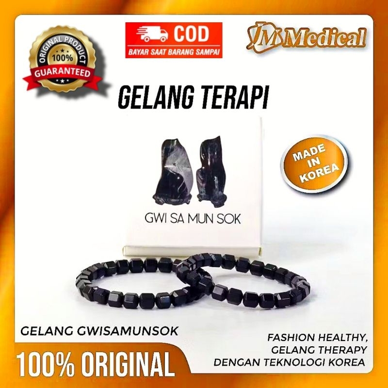 Gelang Kesehatan Batu Gwisamunsok Segi 8 Original
