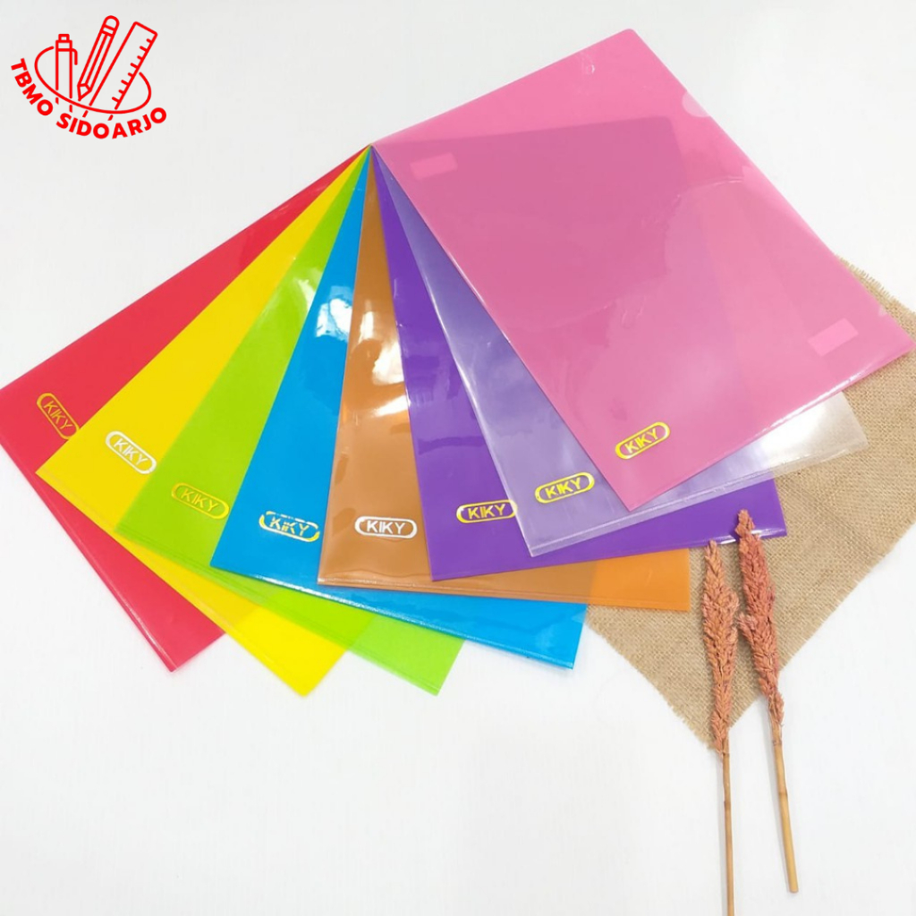 

PACK MAP L PLASTIK POLOS ISI 12 PCS KIKY