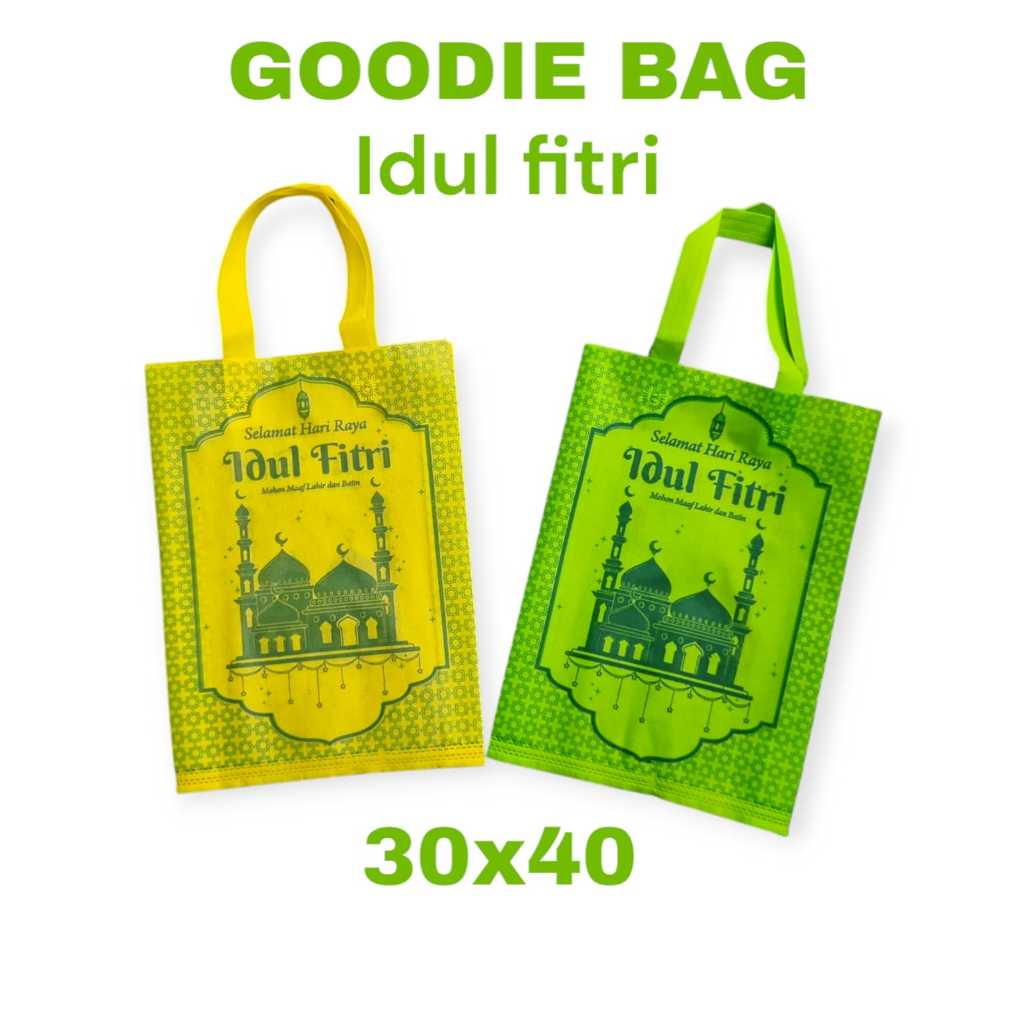 

1 Lusin Tas lebaran / Tas ldul Fitri / Tas spunbond ukuran 30x40