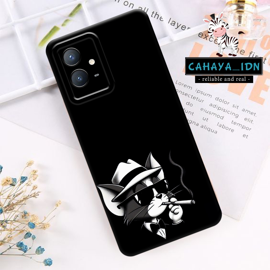 SOFTCASE KARAKTER CUTE FOR Y33S/Y21 Custom Case Aesthetic Untuk tipe handphone oppo vivo realme xiao