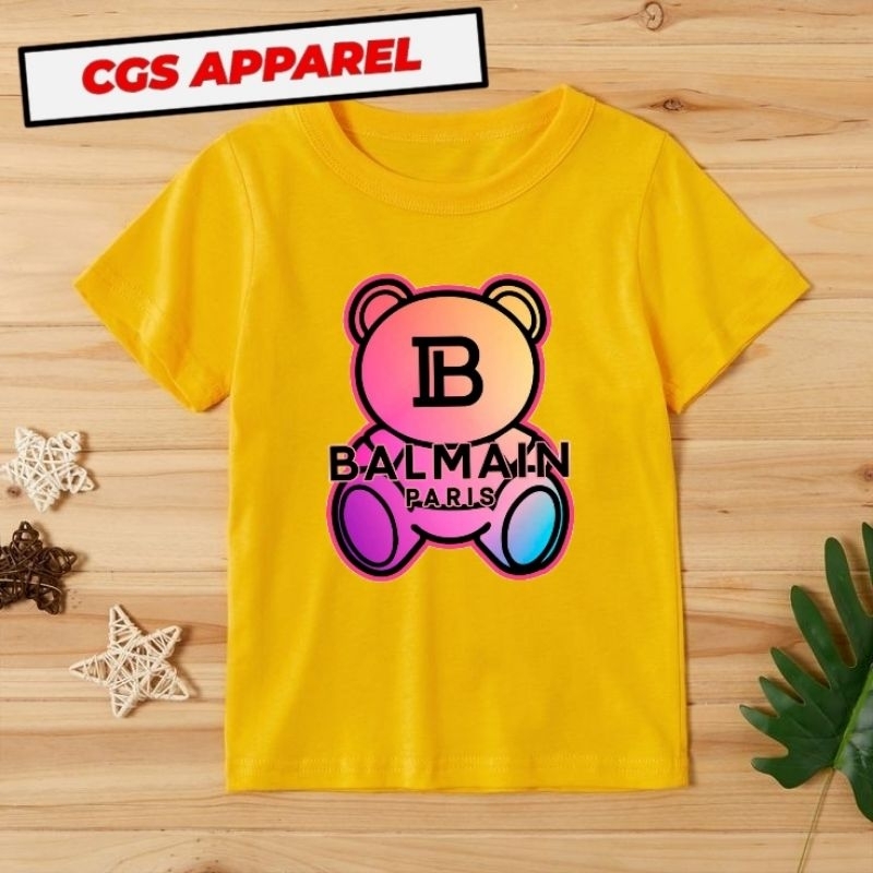 kaos Balmain paris / kaos anak usia 1 -1000th jika tdk sembayang apa gunanya