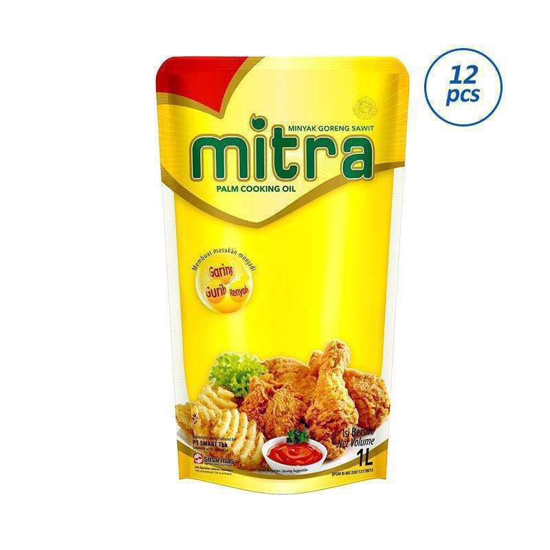 

MINYAK GORENG MITRA 1 LITER PER DUS isi 12pcs