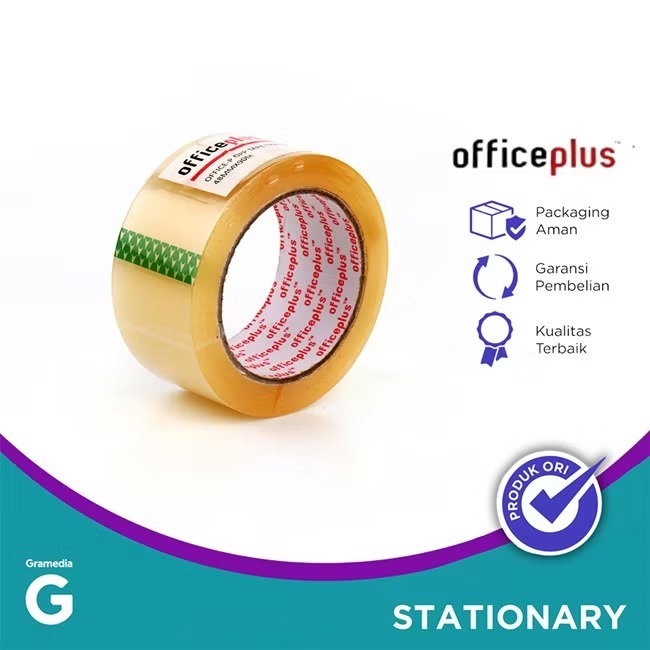 

(Original) Gramedia Pekanbaru - OfficePlus Opp Tape Transparent 48mm x 90m
