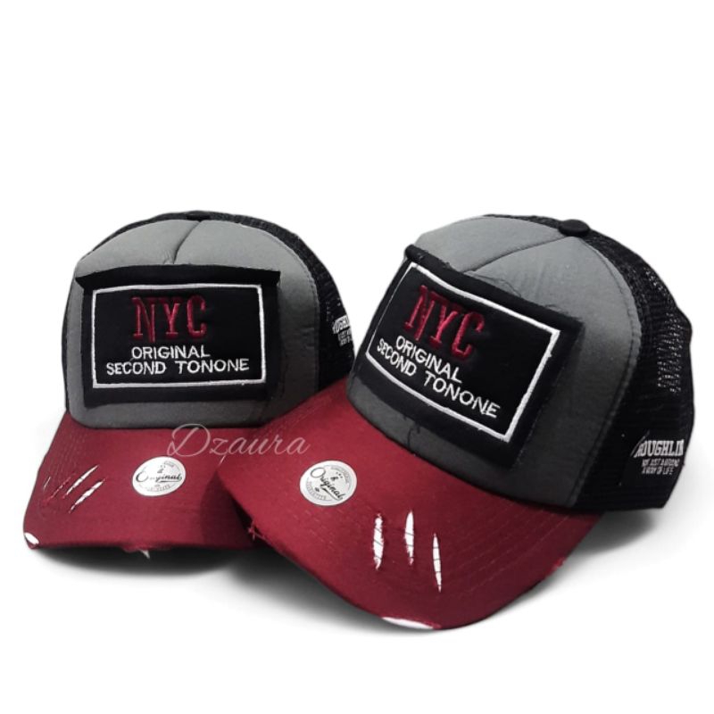Dni Topi Baseball Distro Pria Jaring Truker Bordir Tebal Sobek Terbaru Terkeren Termurah Bisa Bayar