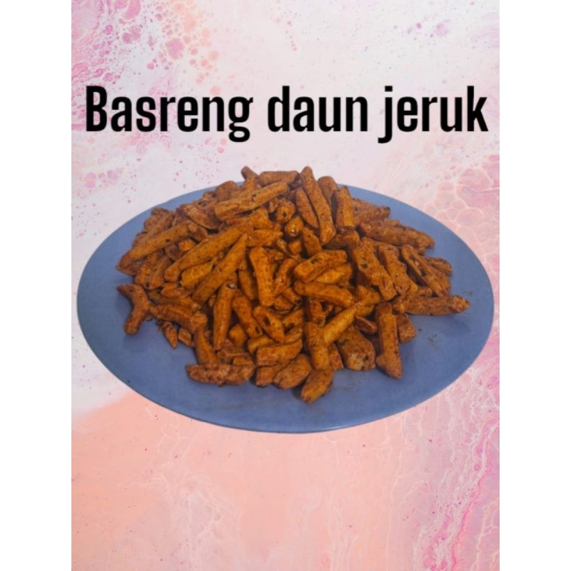 

Basreng pedas daun jeruk