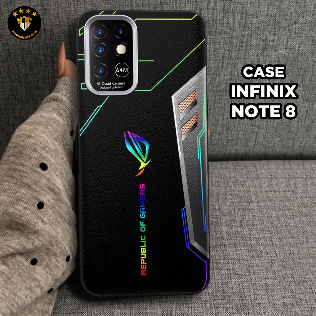 Case INFINIX NOTE 8 [ROG GAMERS] Fashion Case INFINIX - Case Hp INFINIX NOTE 8 - Sarung Hp INFINIX N