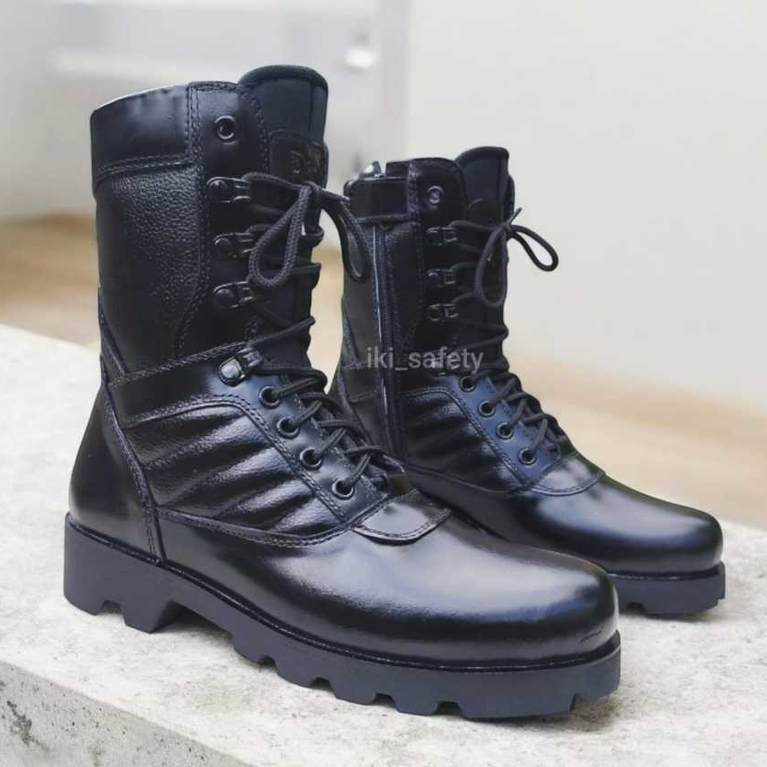 Sepatu Pdl Tni Au Ad Al Full Kulit Asli Jatah Pembagian Sepatu PDL Agumy 8inc