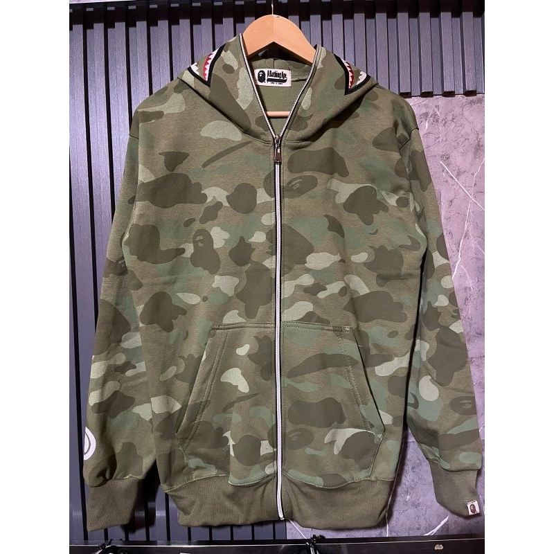 HOODIE ZIPPER BAPE ARMY MUDA CAMO