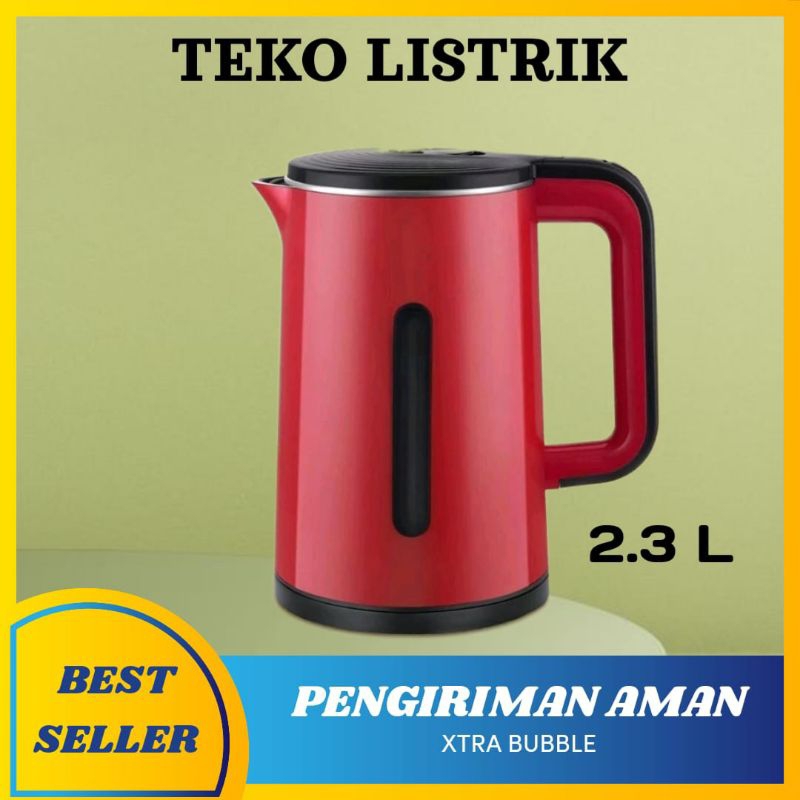 HOT SALE [ SSS ] Teko Listrik Kettle Listrik Pemanas Air Ketel Ceret Air Panas Stainless Masak Air