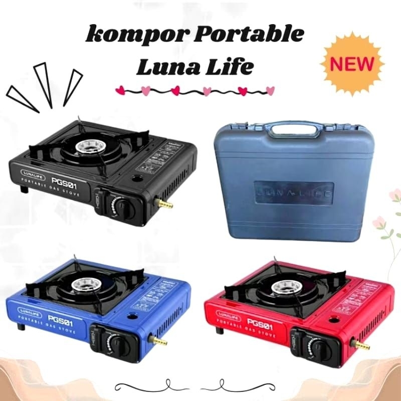 Kompor Portable Lunalife - Kompor Portable Gas - Kompor Piknik - Kompor BBQ