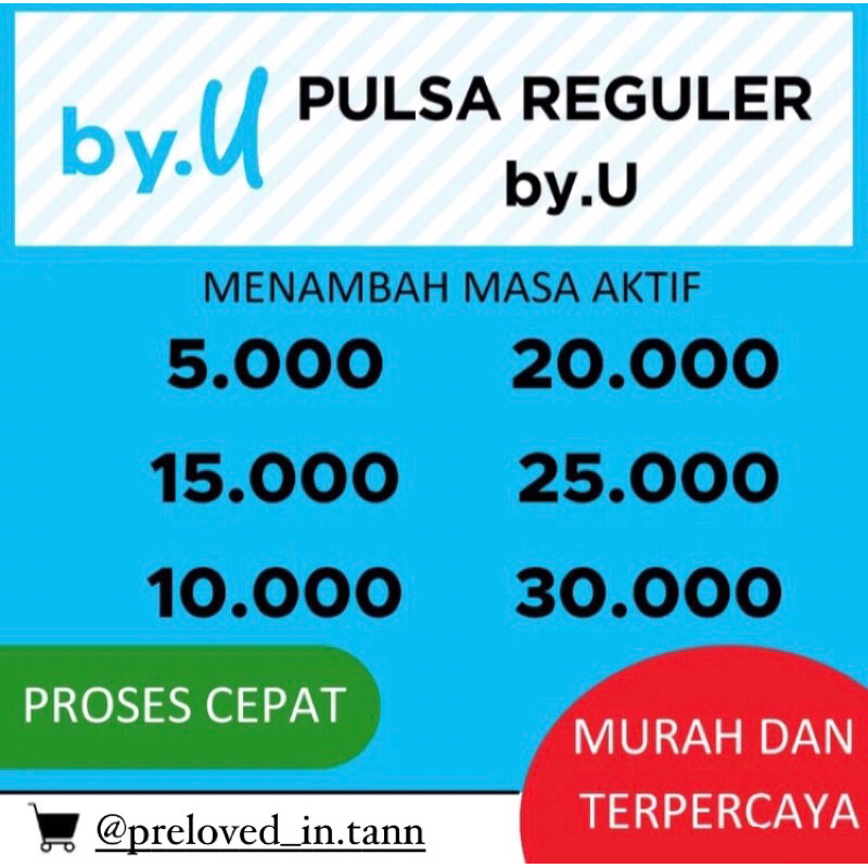 pulsa by u termurah