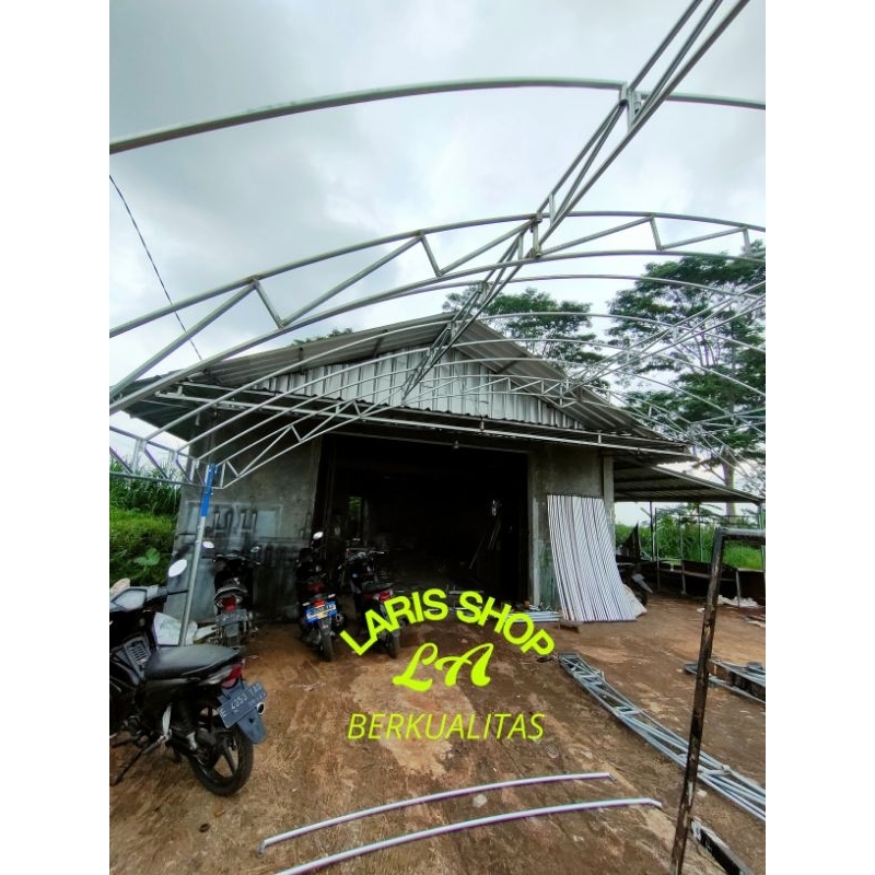 Rangka tenda 4x4 galvanis