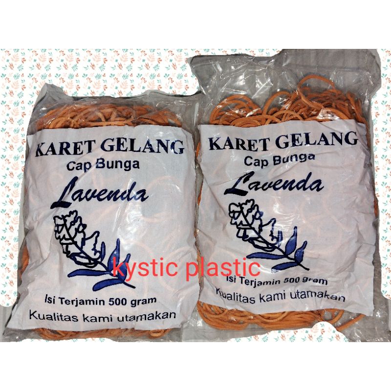 

karet gelang/karet lavender isi 500gram