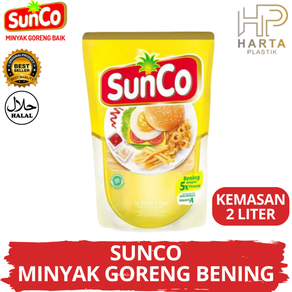 

SunCo Minyak Goreng Bening Kemasan 2 Liter