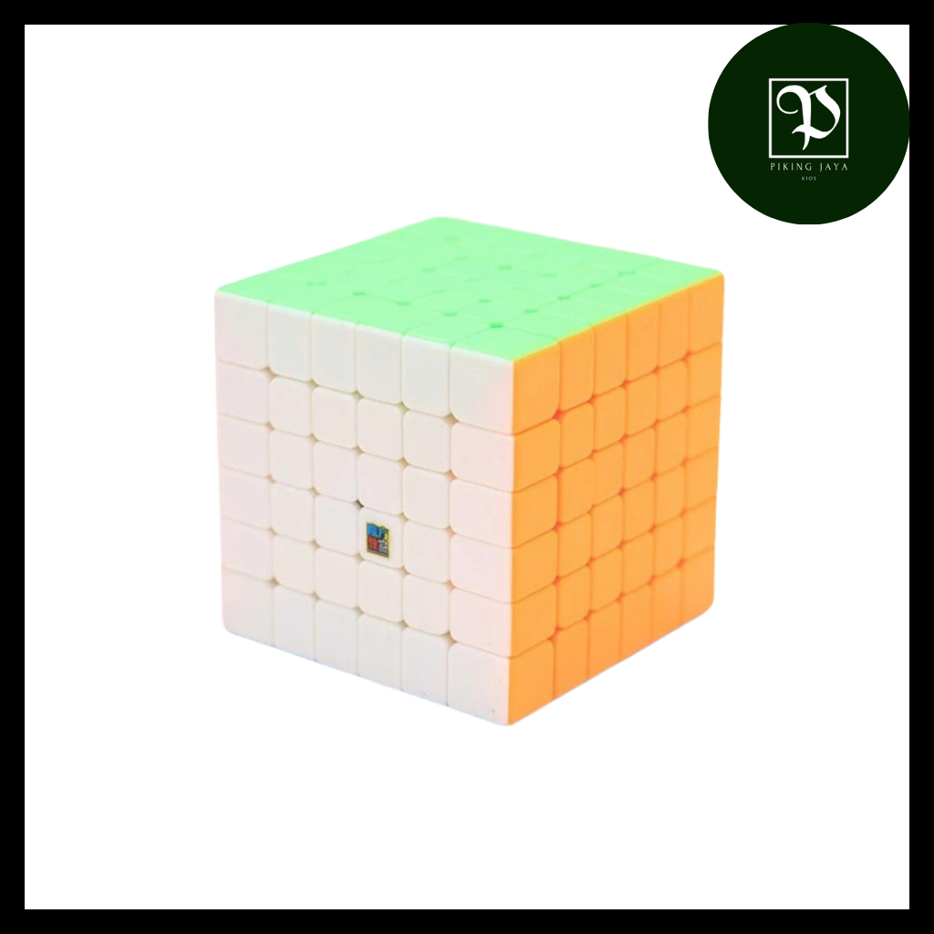 Rubik 6x6 Merk Moyu Meilong Stickerless - Rubik 6x6