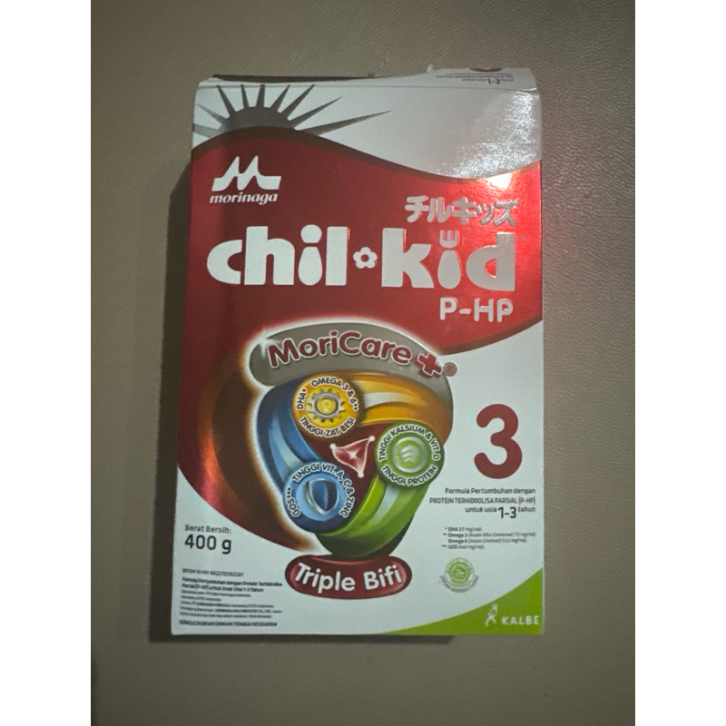 

MORINAGA SUSU FORMULA CHIL KID P-HP 3 400GR