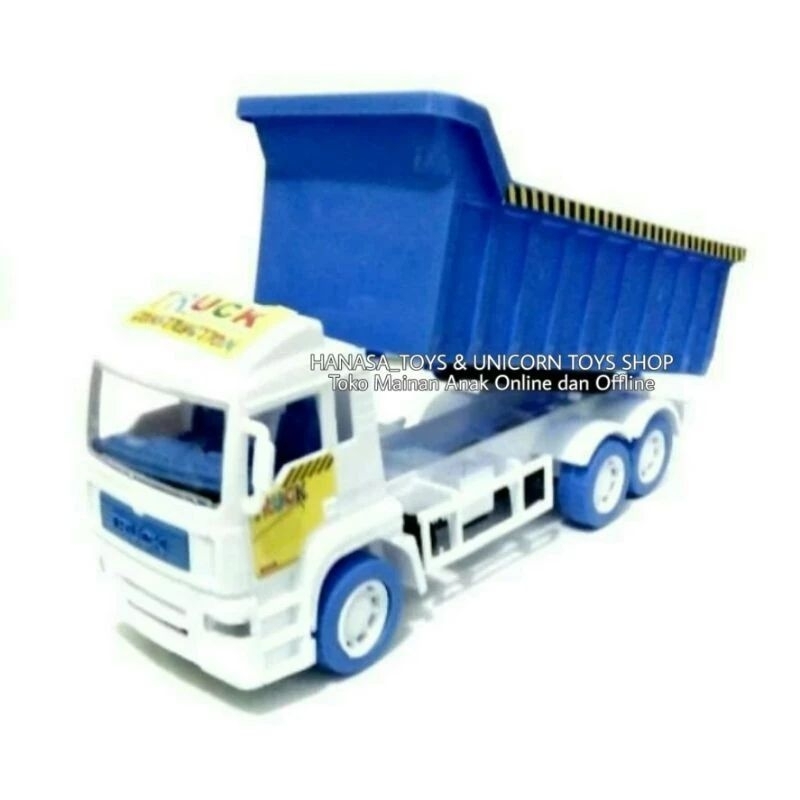 Mainan Truk Pasir Mobil Mobilan Bak Belakang Ada Pintu Dan Bisa Naik Turun/ Mainan Anak Mobil Truck 